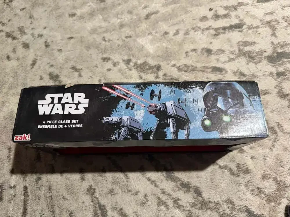 Star Wars 4-Piece 16oz Glass Set by Zak Designs